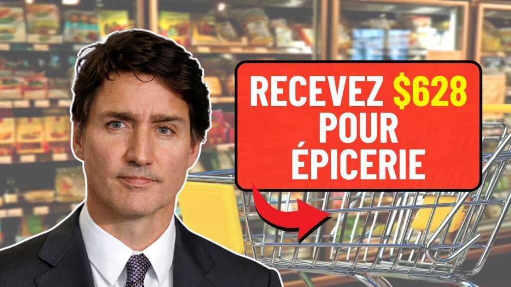 Recevez $628 Pour Epicerie